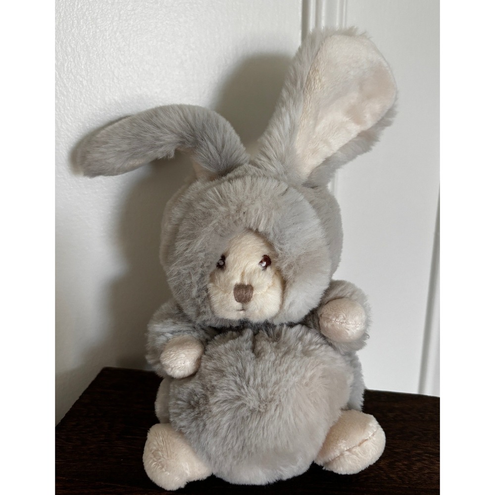 Bukowski Design Sweden Teddy Bear in Grey Bunny Costume Plush Stuffed Animal 10"